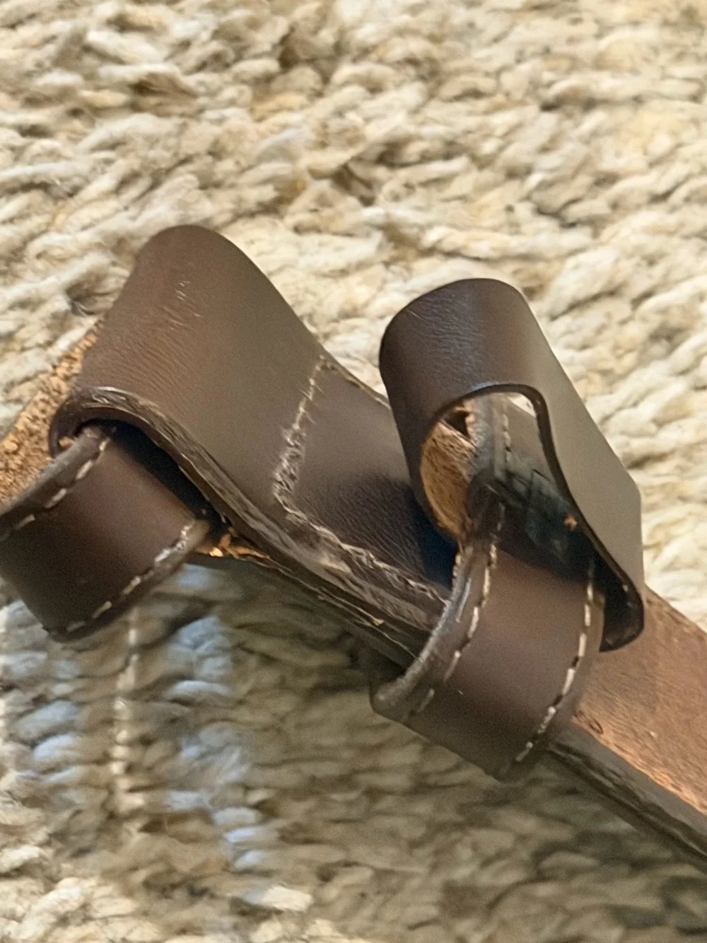 Redwing Brown Leather Men's Belt - Classic Dress Belt size 42